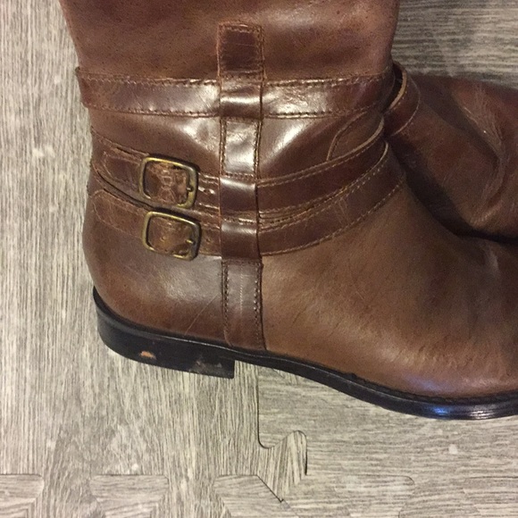 Malisse Brown Riding Boots - Picture 3 of 4